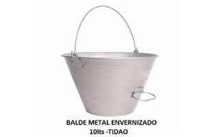 BALDE METAL ENVERNIZADO 10LTS -TIDAO